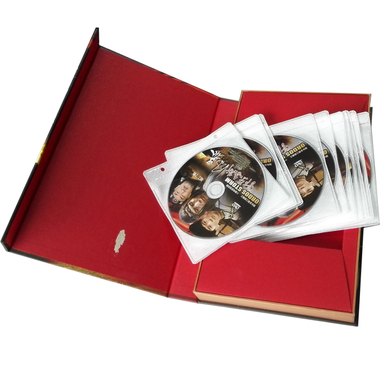 盒式光盘包装定制，适合1-100片套装定制。